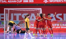 雷速APP:女子五人制足球亚洲杯中国队取“开门红”